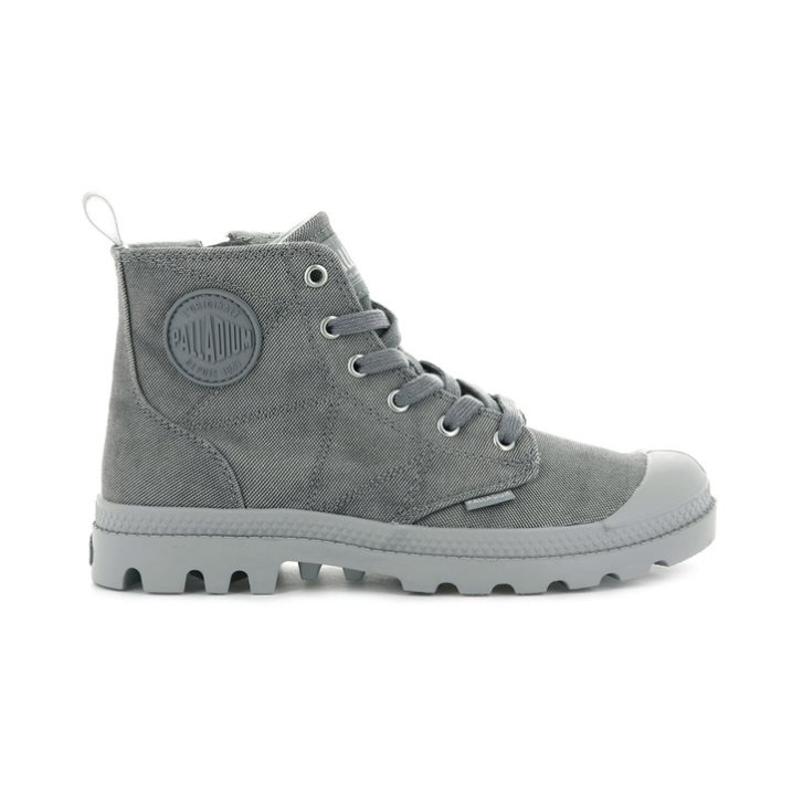 Palladium Pampa Zip Desertwash Laarzen Dames Donkergrijs | NL 91QCEIZ